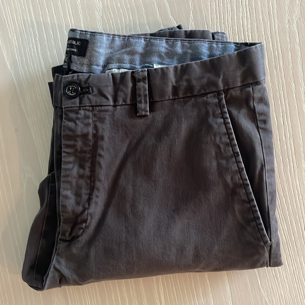 Dark grey Banana Republic Fulton Skinny Chino